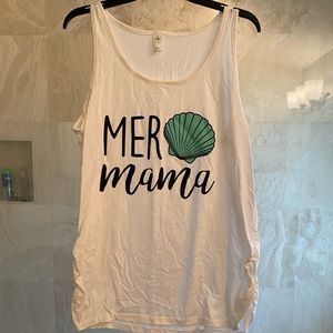 Mer mama maternity tank top